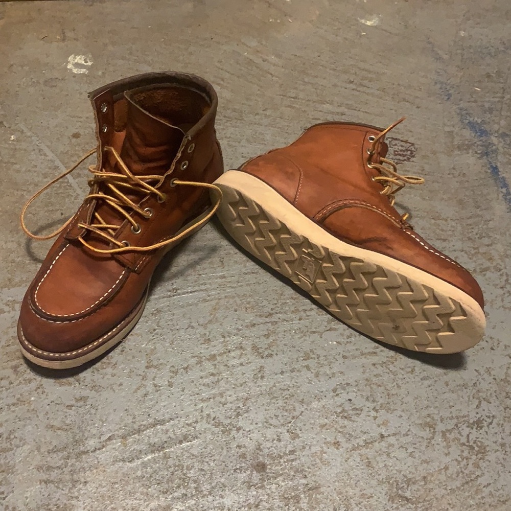Red Wing 875 moc toe boots 7D